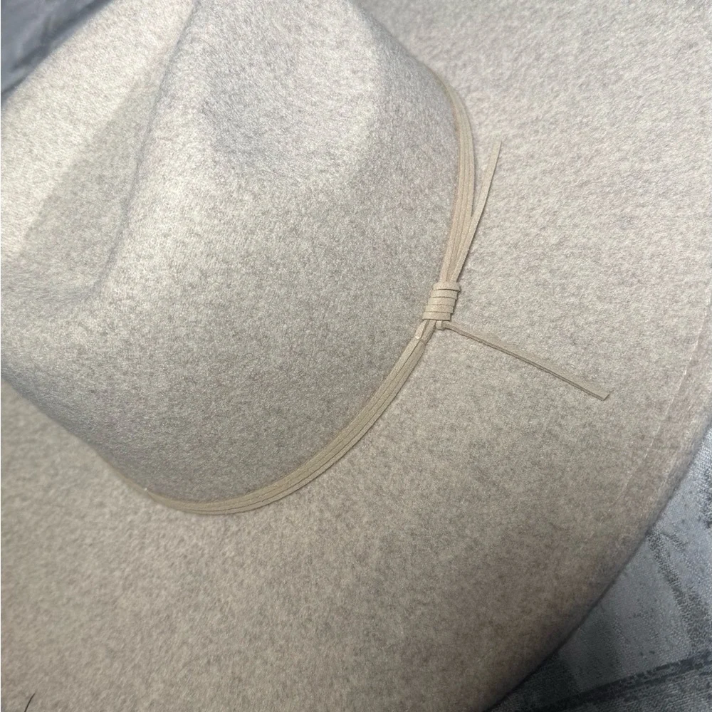 Sonoma Cream Wide-Brim Felt Fedora with Band - Picture 3 of 5